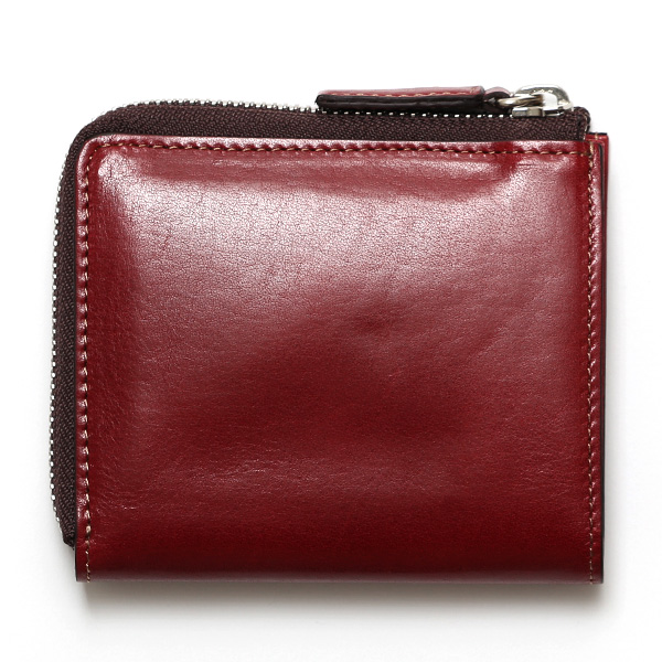  財布 メンズ 二つ折り コンパクト お財布 本革 レディース ブランド 日本製 人気 ファスナー カード入れ レッド ワイン 赤色 L ZIP レザー ウォレット 小銭入れ ハンドメイド タンポナート TN2821 ボーデッサン(BEAU DESSIN)