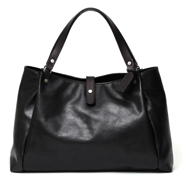 ボーデッサン(BEAU DESSIN) バッファローカーフ トートバッグ ブラック