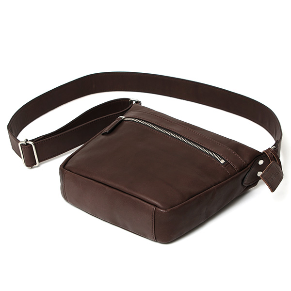 ショルダーバッグ メンズ 小さめ 本革 ブランド 日本製 レザー バッグ フルタンニン 革 軽い おしゃれ 鞄 ダークブラウン ブラウン 茶 茶色 ボディバッグ 斜め掛け ミニショルダー ユニセックス 男女兼用 国産 BEAU DESSIN(ボーデッサン)