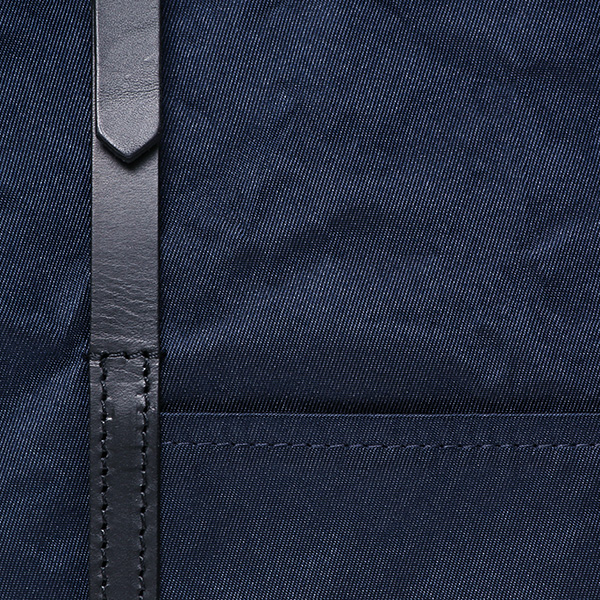  トートバッグ おしゃれ トート 薄型 シンプル レディース メンズ ハンドル長さ調整可能 肩掛け 軽い 革 ブルー ネイビー 青色 カジュアル A4サイズ バッグ ブランド 国産 アルミナイロン トート AB557 BEAU DESSIN(ボーデッサン)