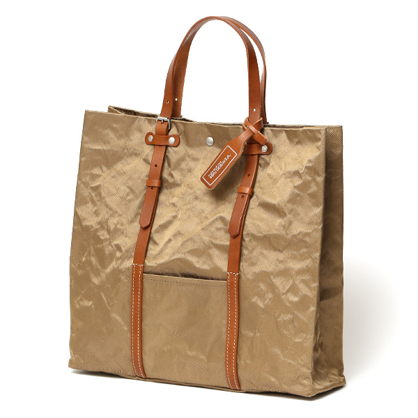  トートバッグ おしゃれ トート 薄型 シンプル レディース メンズ ハンドル長さ調整可能 肩掛け 軽い 革 ベージュ 肌色 カジュアル A4サイズ バッグ ブランド 国産 アルミナイロン トート AB557 BEAU DESSIN(ボーデッサン)