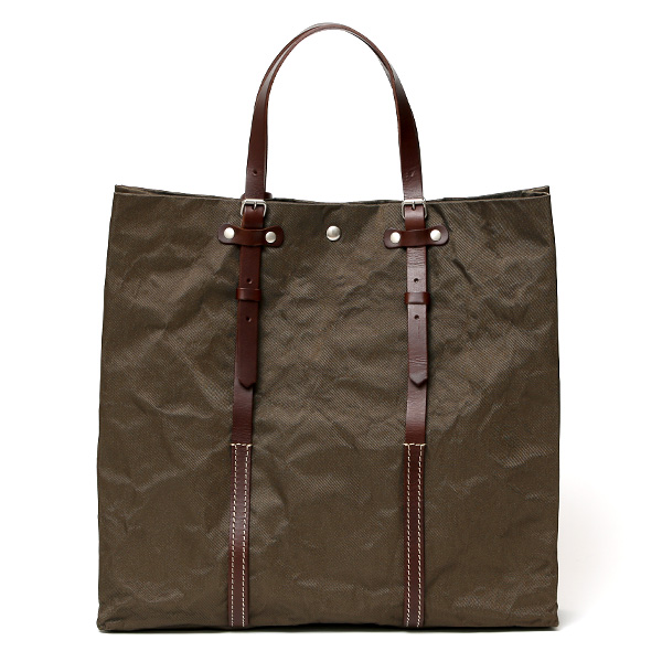 トートバッグ おしゃれ トート 薄型 シンプル レディース メンズ ハンドル長さ調整可能 肩掛け 軽い 革 グリーン 緑色 カジュアル A4サイズ バッグ ブランド 国産 アルミナイロン トート AB557 BEAU DESSIN(ボーデッサン)