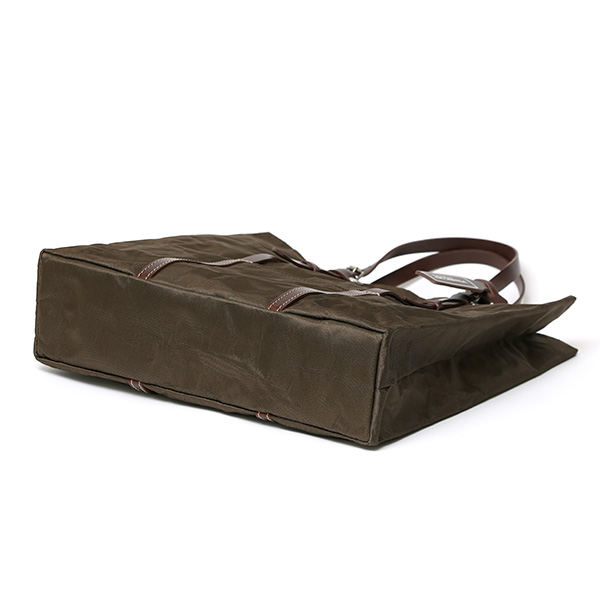 トートバッグ おしゃれ トート 薄型 シンプル レディース メンズ ハンドル長さ調整可能 肩掛け 軽い 革 グリーン 緑色 カジュアル A4サイズ バッグ ブランド 国産 アルミナイロン トート AB557 BEAU DESSIN(ボーデッサン)