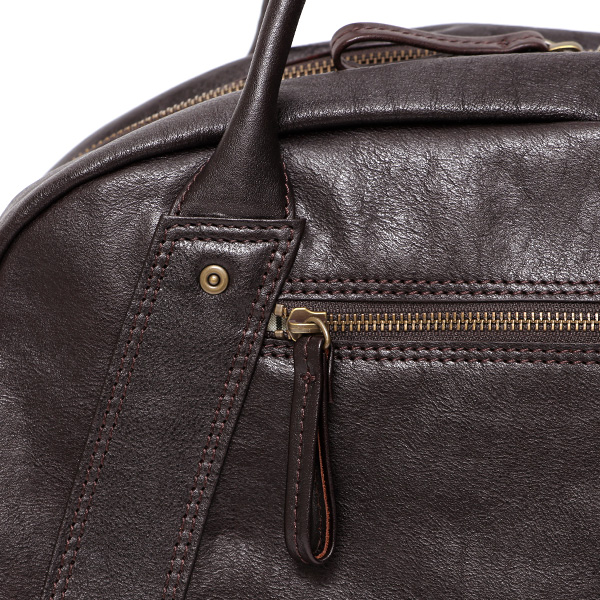 ボストンバッグ メンズ 革 レザー 軽量 旅行 ボストンバッグ 鞄 手持ち 肩掛け トラベルバッグ ゴルフ ダークブラウン ブラウン 茶 茶色 レディース 出張 ボストン 自立 大容量 おしゃれ ブランド 国産 BEAU DESSIN(ボーデッサン) MS975