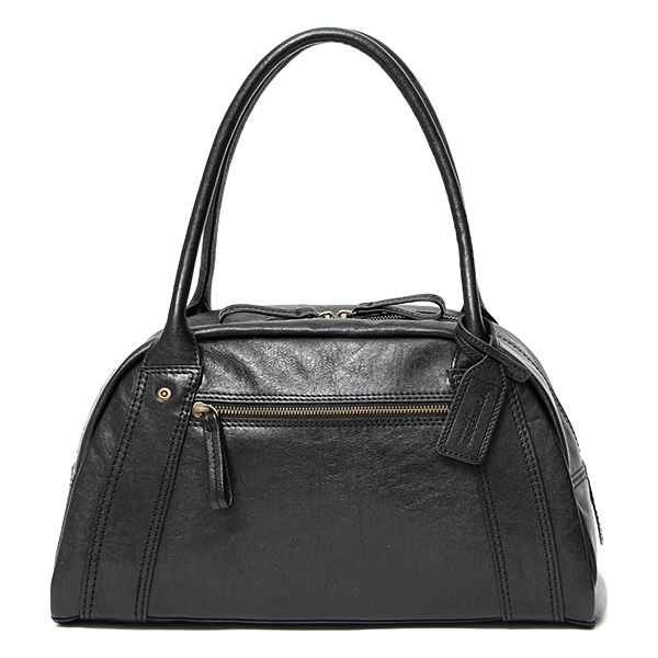 【4月中旬頃入荷予定】BEAU DESSIN(ボーデッサン) レザー ボストンバッグ 小 ブラック