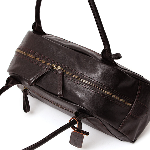  ボストンバッグ メンズ レディース 小さめ 革 ボストン 旅行 鞄 軽い レザー 自立 カジュアル バッグ ダークブラウン ブラウン 茶 茶色 トラベルバッグ 本革 オシャレ 肩掛け 大容量 日本製 ブランド BEAU DESSIN(ボーデッサン) MS976
