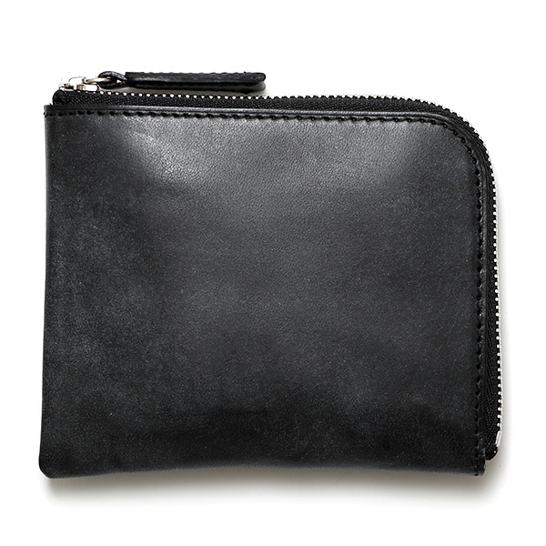 【4月中旬頃入荷予定】ボーデッサン(BEAU DESSIN) ロロマ レザー ウォレット L-ZIP 二つ折り財布 ブラック