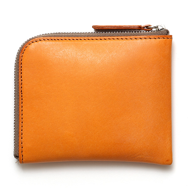  財布 本革 メンズ 二つ折り財布 日本製 レザーウォレット コンパクト 小銭入れあり おしゃれ 革 おさいふ キャメル ブラウン 茶 茶色 L-ZIP 2つ折 カード入れ 束入れ プレゼント ロロマレザー 国産 ブランド ボーデッサン(BEAU DESSIN)