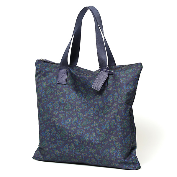  トートバッグ ナイロン 薄マチ 軽い トート メンズ ペイズリー柄 リモンタナイロン シンプル ブランド  ブルー ネイビー 青色 おしゃれ トート カジュアル かばん ビジネス プレゼント 国産 ボーデッサン(BEAU DESSIN) DP2479