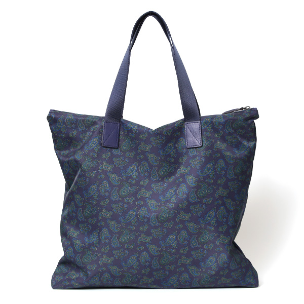  トートバッグ ナイロン 薄マチ 軽い トート メンズ ペイズリー柄 リモンタナイロン シンプル ブランド  ブルー ネイビー 青色 おしゃれ トート カジュアル かばん ビジネス プレゼント 国産 ボーデッサン(BEAU DESSIN) DP2479