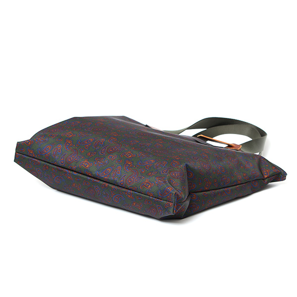  トートバッグ ナイロン 薄マチ 軽い トート メンズ ペイズリー柄 リモンタナイロン シンプル ブランド  グリーン 緑色 おしゃれ トート カジュアル かばん ビジネス プレゼント 国産 ボーデッサン(BEAU DESSIN) DP2479