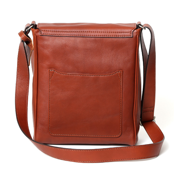 メッセンジャーバッグ 革 ショルダーバッグ レザー おしゃれ 丈夫 コンパクト 本革 メンズ 鞄 コンパクト ブラウン 茶 茶色 フラップ付き 斜め掛け かばん ギフト ブランド 高級 日本製 ボーデッサン(BEAU DESSIN) PK2943