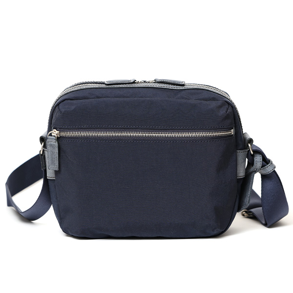 ボーデッサン(BEAU DESSIN) ZAC ナイロン スクエア型 ショルダーバッグ ネイビー