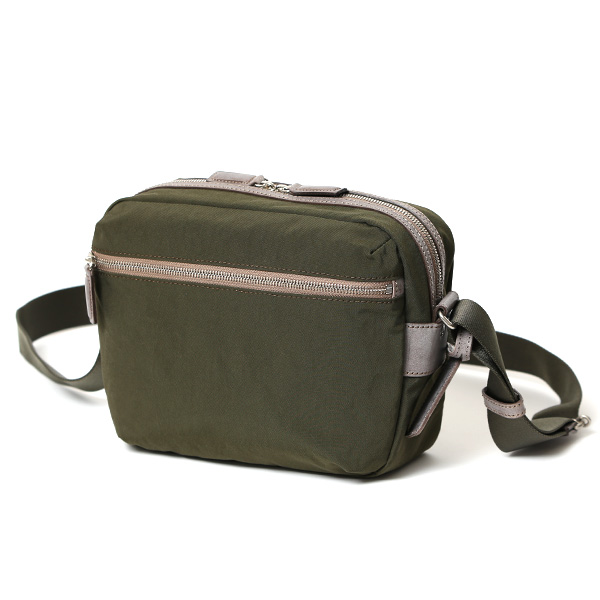 ショルダーバッグ ナイロン 軽い メンズ 大容量 A5 おしゃれ 日本製 シンプル コンパクト カジュアル グリーン 緑色 斜めがけ ボディバッグ レザー 国産 男性 女性 ギフト ブランド ボーデッサン(BEAU DESSIN) ZC1827