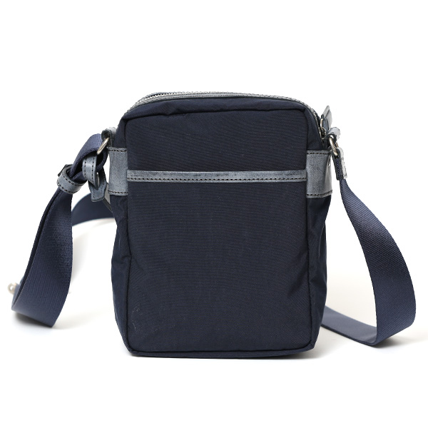 ミニショルダー バッグ 縦型 レディース メンズ ナイロン サコッシュ 軽量 斜め掛け バッグ 小さめ 革 鞄 ブルー ネイビー 青色 ショルダーバッグ 男女兼用 スマホポーチ ギフト ブランド 日本製 ボーデッサン(BEAU DESSIN) ZC2929
