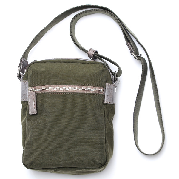 ボーデッサン(BEAU DESSIN) ZAC ナイロン ミニショルダーバッグ カーキ