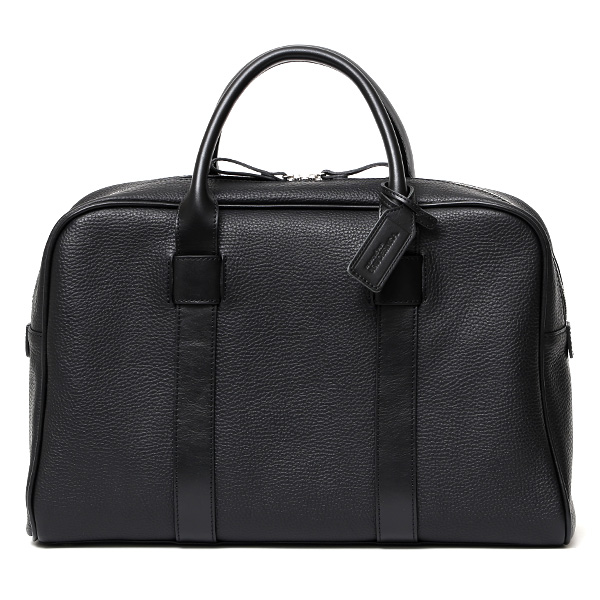 ボーデッサン(BEAU DESSIN) フルタンニン鞣し シュリンクレザー ブリーフケース ブラック