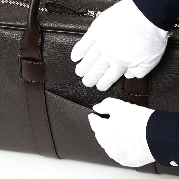 日本製 ビジネスバッグ メンズ ブリーフケース 本革 レザー 軽量 A4 ダークブラウン ブラウン 茶 茶色 手持ち シンプル カバン フルタンニン鞣し ブランド 鞄 経年変化 味わい 高級 おしゃれ 通勤 男性 ショルダーベルト無し ボーデッサン(BEAU DESSIN)