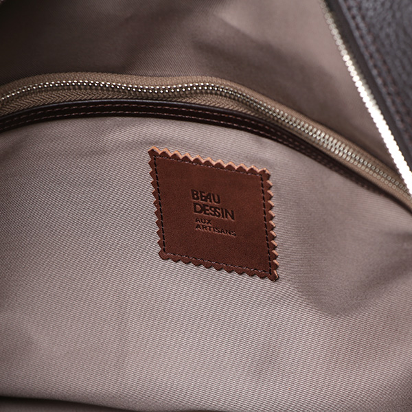 日本製 ビジネスバッグ メンズ ブリーフケース 本革 レザー 軽量 A4 ダークブラウン ブラウン 茶 茶色 手持ち シンプル カバン フルタンニン鞣し ブランド 鞄 経年変化 味わい 高級 おしゃれ 通勤 男性 ショルダーベルト無し ボーデッサン(BEAU DESSIN)