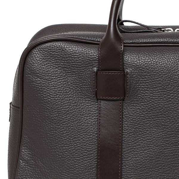 日本製 ビジネスバッグ メンズ ブリーフケース 本革 レザー 軽量 A4 ダークブラウン ブラウン 茶 茶色 手持ち シンプル カバン フルタンニン鞣し ブランド 鞄 経年変化 味わい 高級 おしゃれ 通勤 男性 ショルダーベルト無し ボーデッサン(BEAU DESSIN)