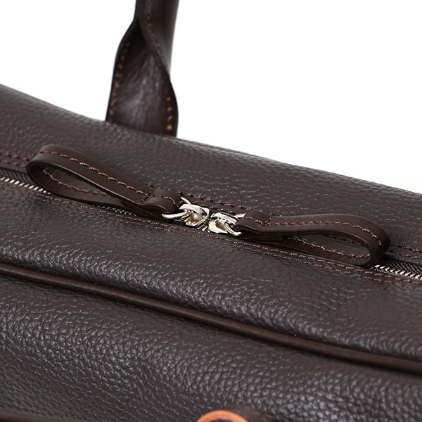 日本製 ビジネスバッグ メンズ ブリーフケース 本革 レザー 軽量 A4 ダークブラウン ブラウン 茶 茶色 手持ち シンプル カバン フルタンニン鞣し ブランド 鞄 経年変化 味わい 高級 おしゃれ 通勤 男性 ショルダーベルト無し ボーデッサン(BEAU DESSIN)