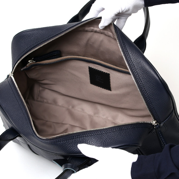 日本製 ビジネスバッグ メンズ ブリーフケース 本革 レザー 軽量 A4 ブルー ネイビー 青色 手持ち シンプル カバン フルタンニン鞣し ブランド 鞄 経年変化 味わい 高級 おしゃれ 通勤 男性 ショルダーベルト無し ボーデッサン(BEAU DESSIN)