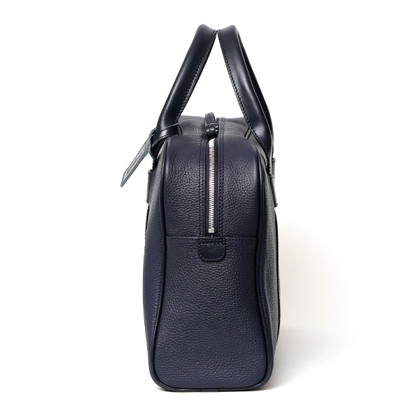 日本製 ビジネスバッグ メンズ ブリーフケース 本革 レザー 軽量 A4 ブルー ネイビー 青色 手持ち シンプル カバン フルタンニン鞣し ブランド 鞄 経年変化 味わい 高級 おしゃれ 通勤 男性 ショルダーベルト無し ボーデッサン(BEAU DESSIN)