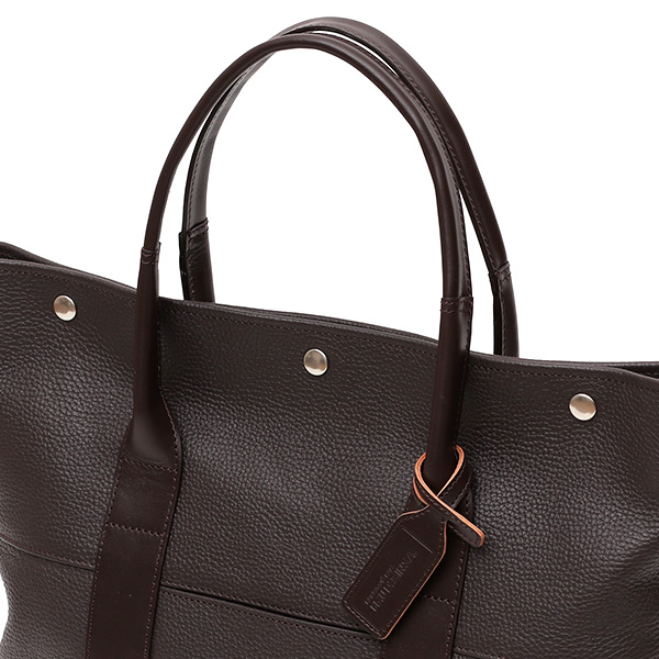 日本製 トートバッグ メンズ ビジネスバッグ 本革 レザー 軽量 A4 ダークブラウン ブラウン 茶 茶色 肩掛け シンプル カバン フルタンニン鞣し ブランド 鞄 経年変化 味わい 高級 おしゃれ 通勤 男性 仕事 ボーデッサン(BEAU DESSIN)