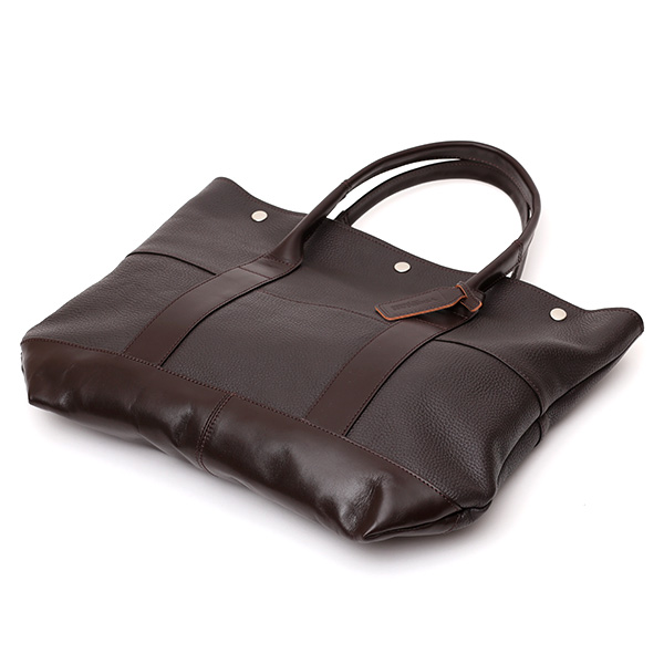 日本製 トートバッグ メンズ ビジネスバッグ 本革 レザー 軽量 A4 ダークブラウン ブラウン 茶 茶色 肩掛け シンプル カバン フルタンニン鞣し ブランド 鞄 経年変化 味わい 高級 おしゃれ 通勤 男性 仕事 ボーデッサン(BEAU DESSIN)