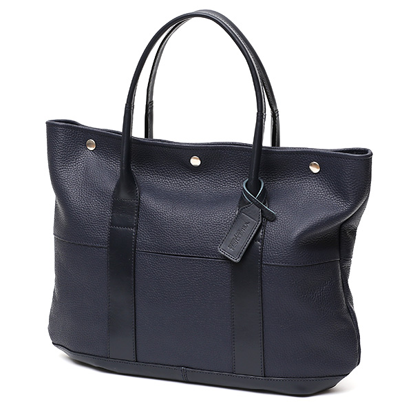 日本製 トートバッグ メンズ ビジネスバッグ 本革 レザー 軽量 A4 ブルー ネイビー 青色 肩掛け シンプル カバン フルタンニン鞣し ブランド 鞄 経年変化 味わい 高級 おしゃれ 通勤 男性 仕事 ボーデッサン(BEAU DESSIN)