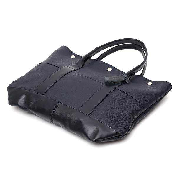 日本製 トートバッグ メンズ ビジネスバッグ 本革 レザー 軽量 A4 ブルー ネイビー 青色 肩掛け シンプル カバン フルタンニン鞣し ブランド 鞄 経年変化 味わい 高級 おしゃれ 通勤 男性 仕事 ボーデッサン(BEAU DESSIN)