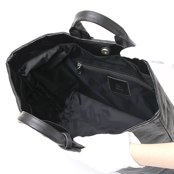  BEAU DESSIN アルミ加工 レザー トートバッグ 本革 メンズ 鞄 ブラック 黒 黒色 カジュアル モード おしゃれ 高級 ファッション 男性 女性 ユニセックス レディース A4 日本製 ブランド 軽い 軽量 PC収納 カバン ボーデッサン