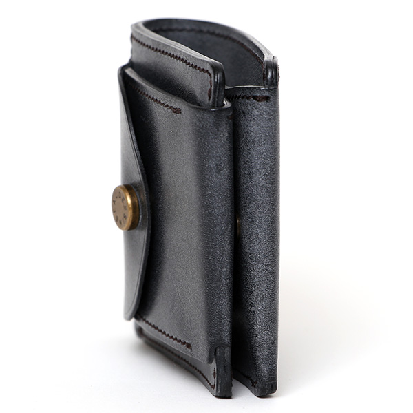 ボーデッサン(BEAU DESSIN) 本革 ミニ財布 二つ折り 日本製 レザー 財布 ブラック 黒 黒色 メンズ レディース 二つ折り フルタンニン鞣し ミニ財布 小銭入れあり 小型 小さい 国産 ブランド 男性 女性 プレゼント ユニセックス ギフト