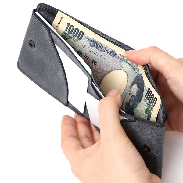 ボーデッサン(BEAU DESSIN) 本革 ミニ財布 二つ折り 日本製 レザー 財布 ブラック 黒 黒色 メンズ レディース 二つ折り フルタンニン鞣し ミニ財布 小銭入れあり 小型 小さい 国産 ブランド 男性 女性 プレゼント ユニセックス ギフト