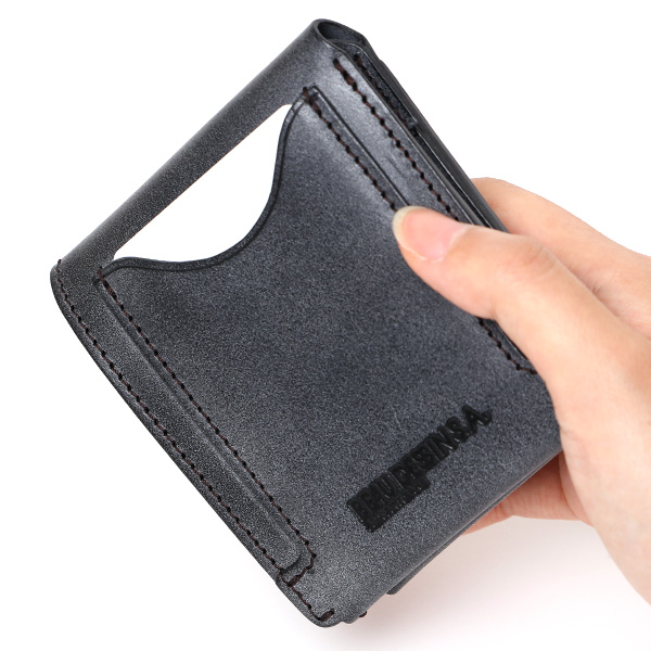 ボーデッサン(BEAU DESSIN) 本革 ミニ財布 二つ折り 日本製 レザー 財布 ブラック 黒 黒色 メンズ レディース 二つ折り フルタンニン鞣し ミニ財布 小銭入れあり 小型 小さい 国産 ブランド 男性 女性 プレゼント ユニセックス ギフト