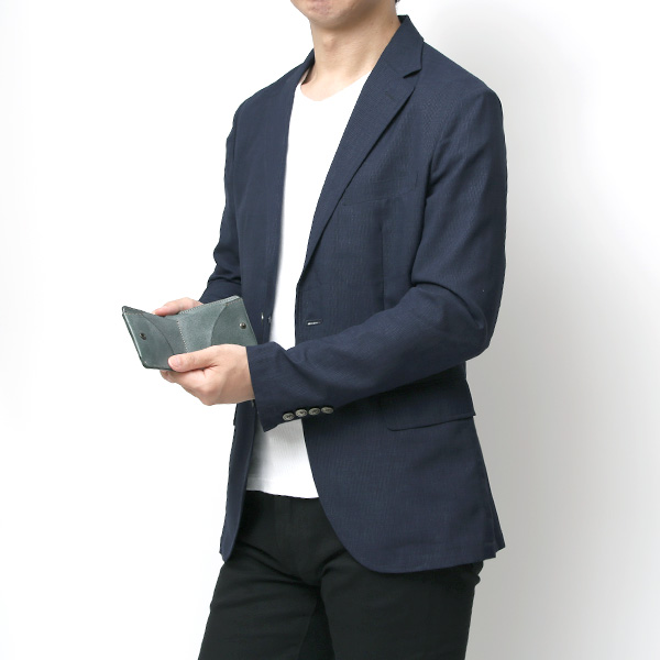  ボーデッサン(BEAU DESSIN) 本革 ミニ財布 二つ折り 日本製 レザー 財布 グリーン 緑色 メンズ レディース 二つ折り フルタンニン鞣し ミニ財布 小銭入れあり 小型 小さい 国産 ブランド 男性 女性 プレゼント ユニセックス ギフト