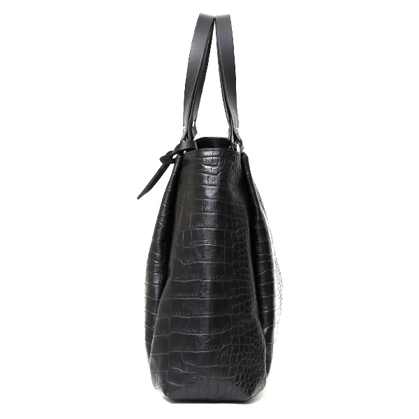 クロコ 型押し トートバッグ メンズ 本革 レザー 日本製 ブランド 軽量 ブラック 黒 黒色 ビジネスバッグ ビジネストート オフィスカジュアル A4 ワニ革 クロコダイル 金型押し レディース ユニセックス 男性 女性 ボーデッサン(BEAU DESSIN)