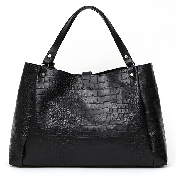 クロコ 型押し トートバッグ メンズ 本革 レザー 日本製 ブランド 軽量 ブラック 黒 黒色 ビジネスバッグ ビジネストート オフィスカジュアル A4 ワニ革 クロコダイル 金型押し レディース ユニセックス 男性 女性 ボーデッサン(BEAU DESSIN)