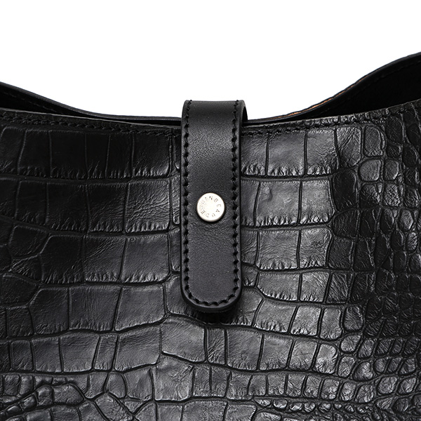 クロコ 型押し トートバッグ メンズ 本革 レザー 日本製 ブランド 軽量 ブラック 黒 黒色 ビジネスバッグ ビジネストート オフィスカジュアル A4 ワニ革 クロコダイル 金型押し レディース ユニセックス 男性 女性 ボーデッサン(BEAU DESSIN)