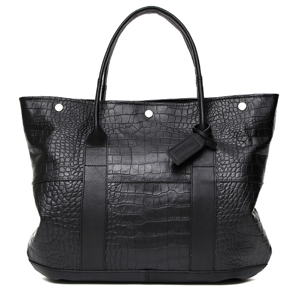 クロコ 型押し トートバッグ メンズ 本革 レザー 日本製 ブランド 軽量 ブラック 黒 黒色 ビジネスバッグ ビジネストート フォーマル スーツ A4 ワニ革 クロコダイル 金型押し レディース ユニセックス 男性 女性 ボーデッサン(BEAU DESSIN)