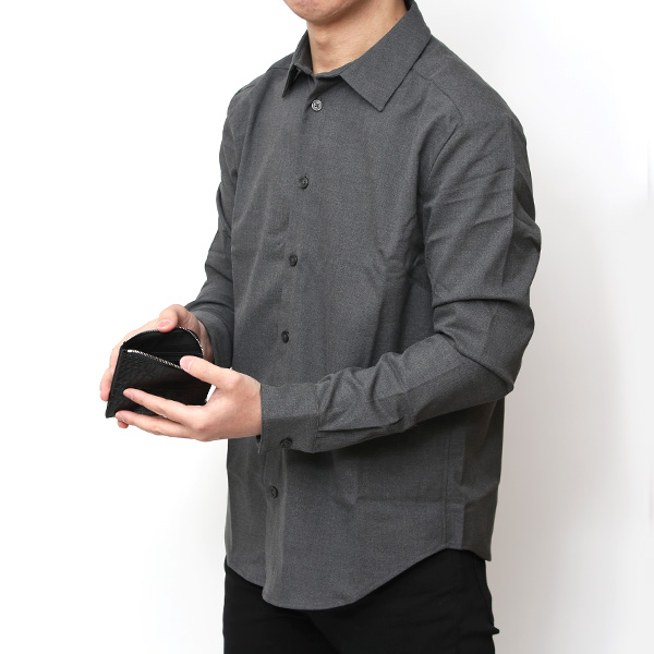  クロコ 型押し ミニ財布 メンズ 本革 レザー 日本製 ブランド ブラック 黒 黒色 L字 ワニ革 クロコダイル 金型押し 小銭入れ あり 高級 ギフト プレゼント レディース ユニセックス 男性 女性 ボーデッサン(BEAU DESSIN)