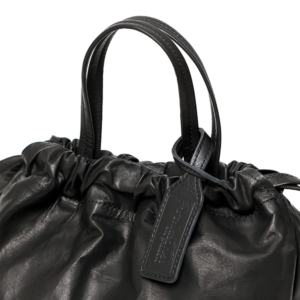  巾着バッグ 本革 メンズ レディース レザー ミニ ショルダーバッグ ブラック 黒 黒色 巾着ポーチ 肩掛け 小さめ 経年変化 エイジング シンプル おしゃれ 小振り 高級感 巾着型 日本製 ブランド BEAU DESSIN ボーデッサン