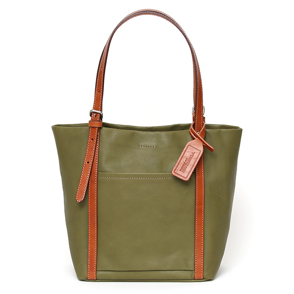 BEAU DESSIN(ボーデッサン) レザーミニトートバッグ グリーン