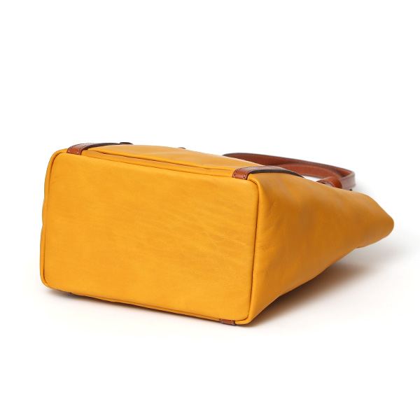  ミニトートバッグ 本革 メンズ レディース レザー イエロー 黄色 小さめ トート ショルダー 肩掛け 手持ち 2WAY 経年変化 エイジング シンプル かわいい おしゃれ 日本製 ブランド BEAU DESSIN ボーデッサン