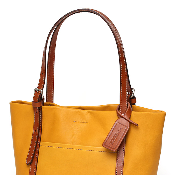  ミニトートバッグ 本革 メンズ レディース レザー イエロー 黄色 小さめ トート ショルダー 肩掛け 手持ち 2WAY 経年変化 エイジング シンプル かわいい おしゃれ 日本製 ブランド BEAU DESSIN ボーデッサン