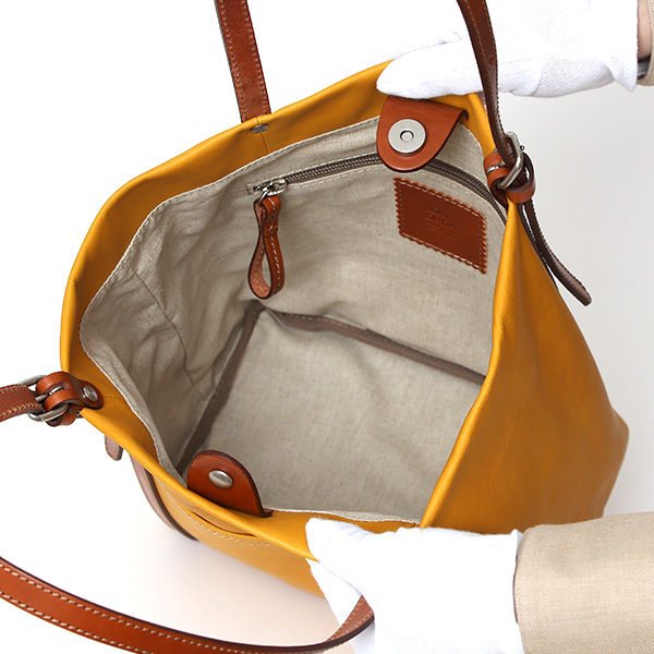  ミニトートバッグ 本革 メンズ レディース レザー イエロー 黄色 小さめ トート ショルダー 肩掛け 手持ち 2WAY 経年変化 エイジング シンプル かわいい おしゃれ 日本製 ブランド BEAU DESSIN ボーデッサン