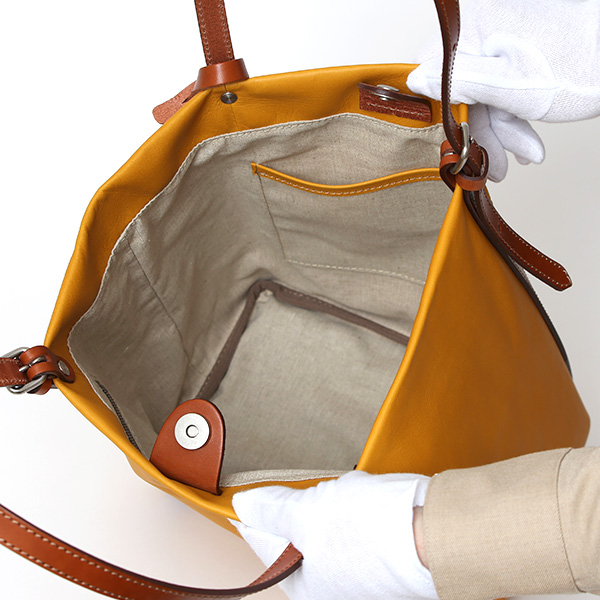  ミニトートバッグ 本革 メンズ レディース レザー イエロー 黄色 小さめ トート ショルダー 肩掛け 手持ち 2WAY 経年変化 エイジング シンプル かわいい おしゃれ 日本製 ブランド BEAU DESSIN ボーデッサン