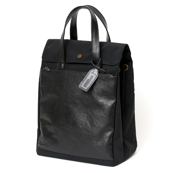  トートバッグ メンズ 縦型 ビジネスバッグ A4 13インチPC 15インチPC ブラック 黒 黒色 トート 高密度ナイロン 本革 フラップ付き オフィスカジュアル おしゃれ 通勤 日本製 ブランド BEAU DESSIN ボーデッサン