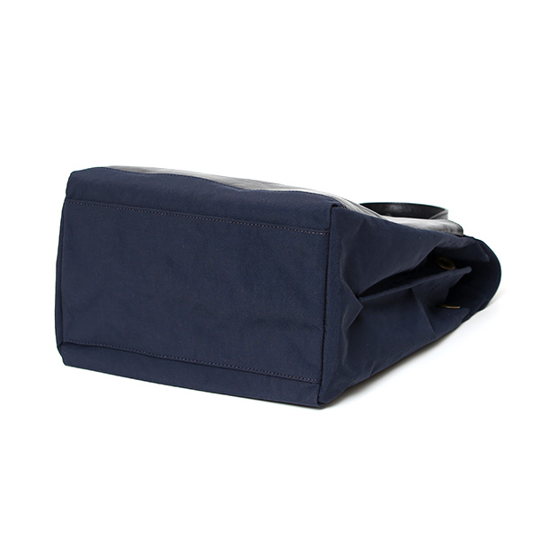  トートバッグ メンズ 縦型 ビジネスバッグ A4 13インチPC 15インチPC ブルー ネイビー 青色 トート 高密度ナイロン 本革 フラップ付き オフィスカジュアル おしゃれ 通勤 日本製 ブランド BEAU DESSIN ボーデッサン