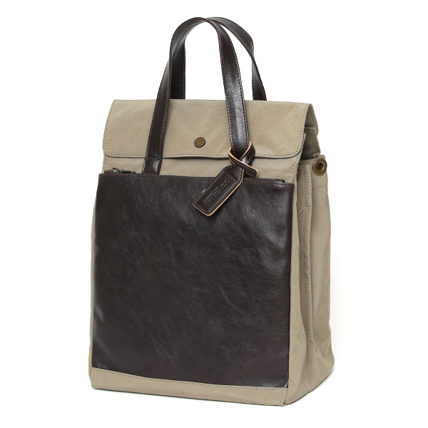 トートバッグ メンズ 縦型 ビジネスバッグ A4 13インチPC 15インチPC ベージュ 肌色 トート 高密度ナイロン 本革 フラップ付き オフィスカジュアル おしゃれ 通勤 日本製 ブランド BEAU DESSIN ボーデッサン